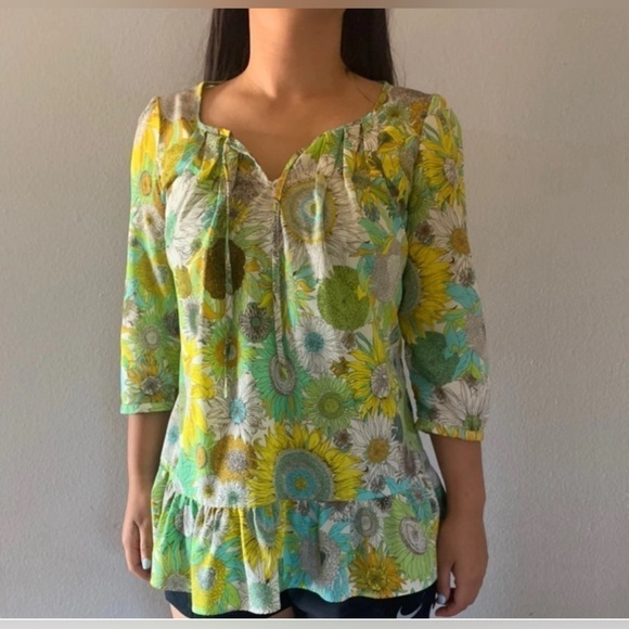 Liberty of London Collab Target Sunflower blouse XS - Picture 1 of 7